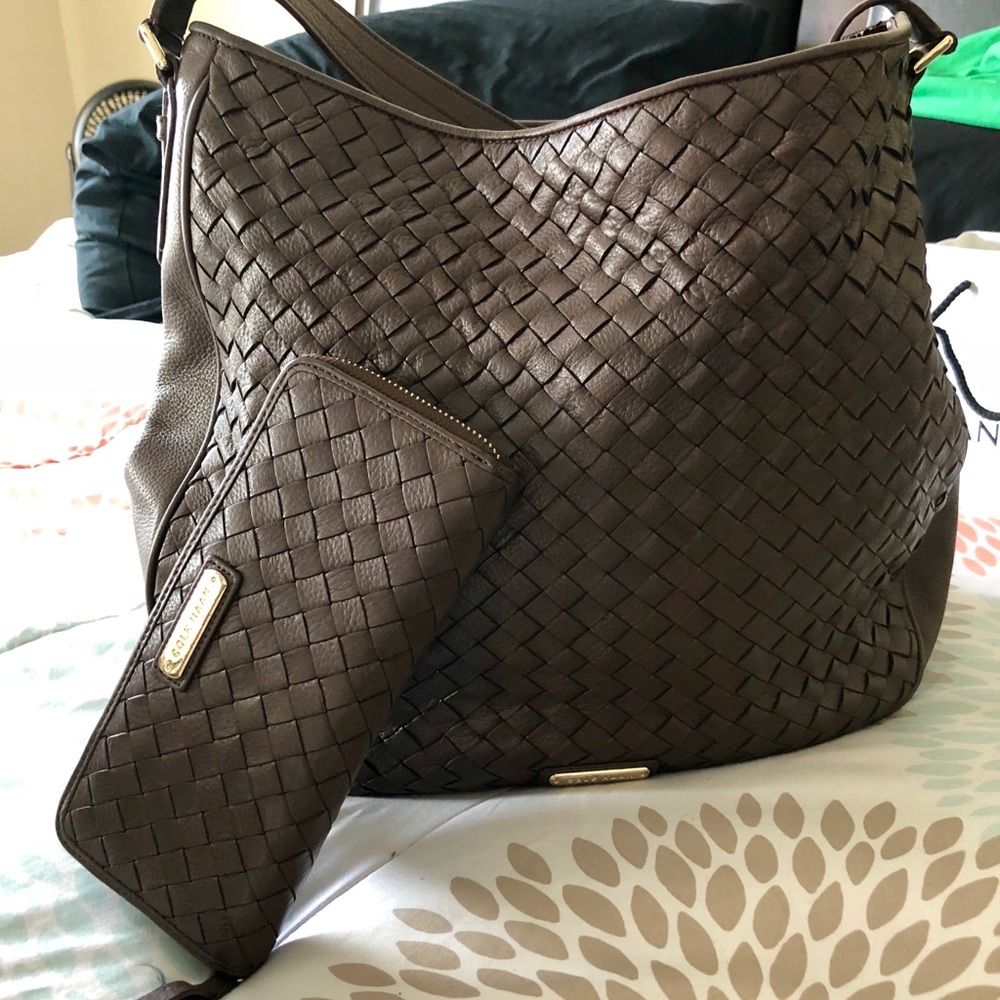 Cole Haan handbag w/matching wallet